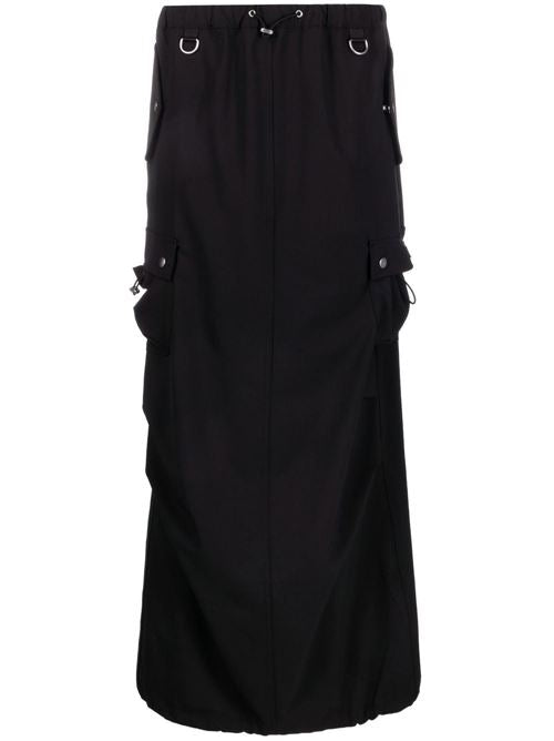 TAILORED CARGO MAXI SKIRT