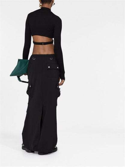 TAILORED CARGO MAXI SKIRT