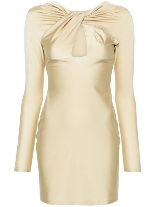 TWISTED CUT-OUT MINI DRESS