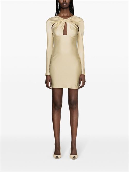 TWISTED CUT-OUT MINI DRESS