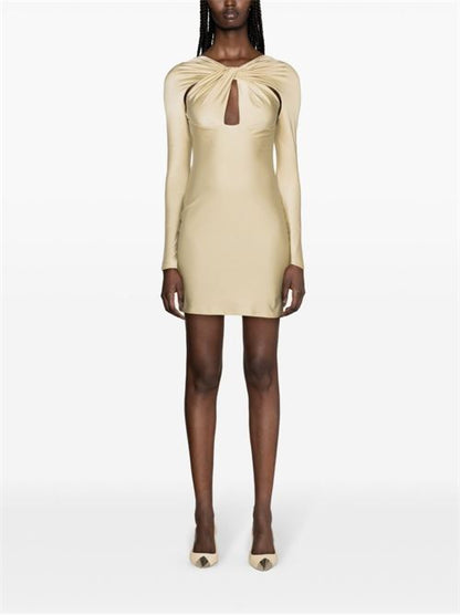 TWISTED CUT-OUT MINI DRESS