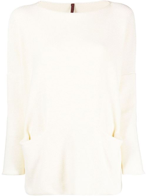 COTTON BOAT NECK SWEATER