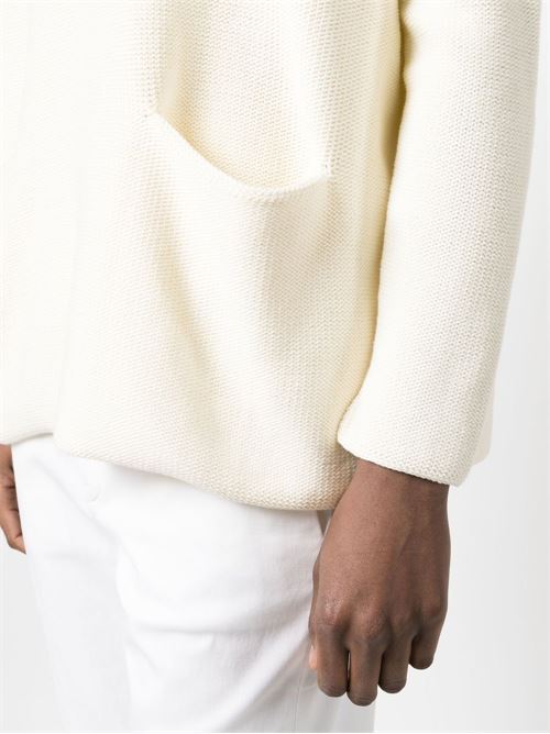 COTTON BOAT NECK SWEATER