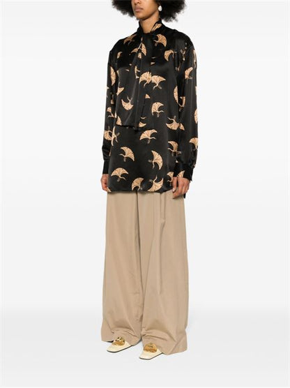 PRINTED SILK SHIRT