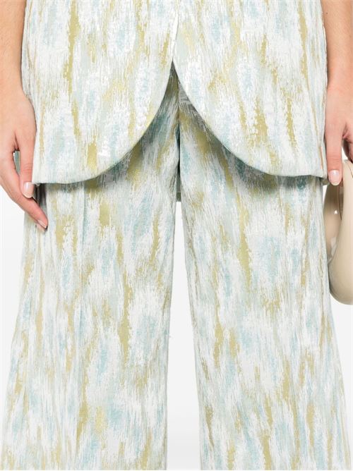 PRINTED CROPPED TROUSERS