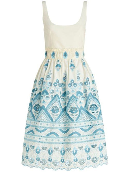 COTTON BLEND SHORT DRESS