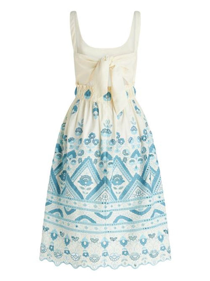 COTTON BLEND SHORT DRESS