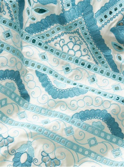 COTTON BLEND SHORT DRESS