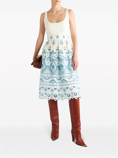 COTTON BLEND SHORT DRESS