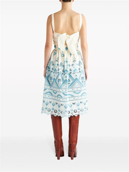 COTTON BLEND SHORT DRESS