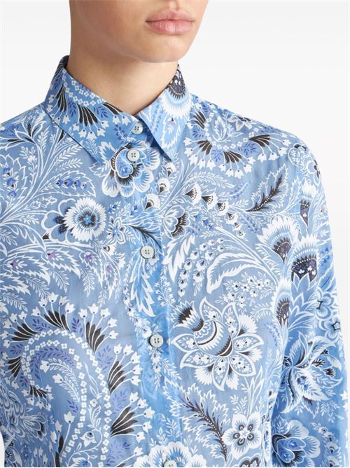 COTTON AND SILK BLEND SHIRT