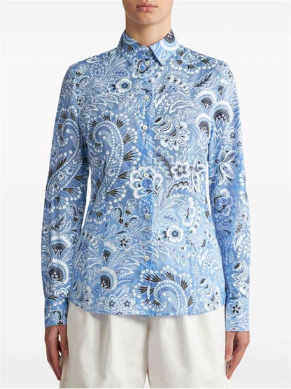 COTTON AND SILK BLEND SHIRT