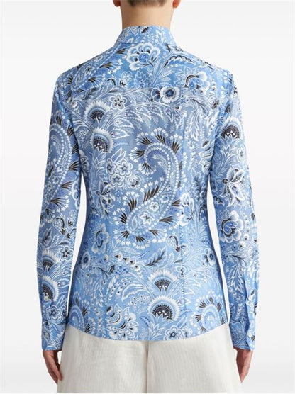 COTTON AND SILK BLEND SHIRT