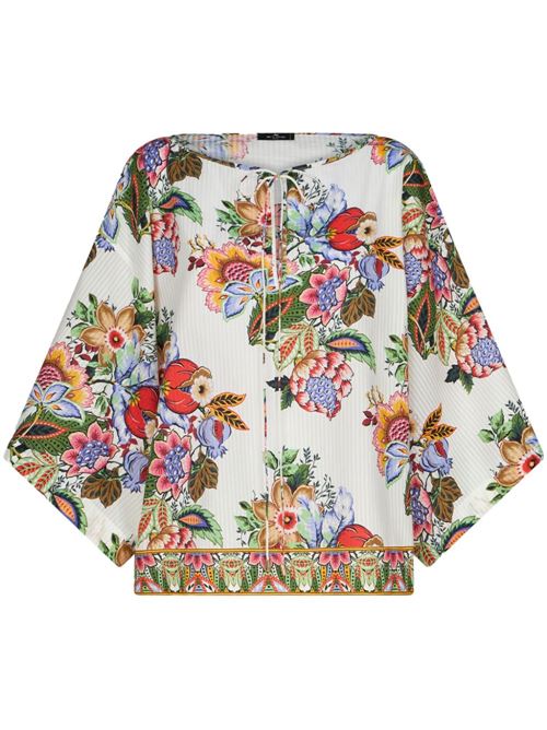 COTTON AND SILK BLEND TOP