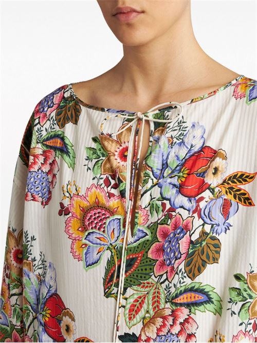 COTTON AND SILK BLEND TOP