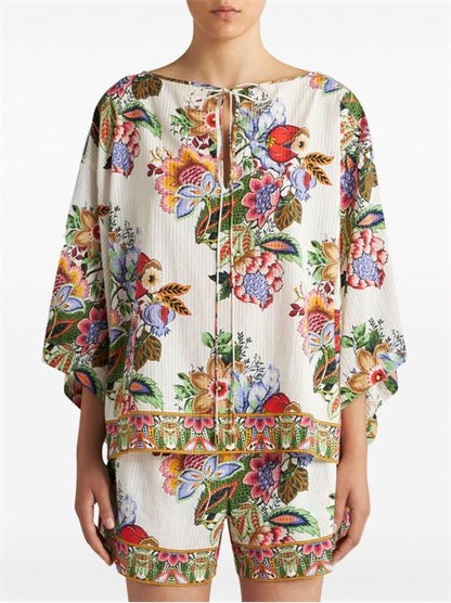 COTTON AND SILK BLEND TOP
