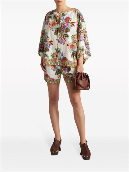COTTON AND SILK BLEND TOP