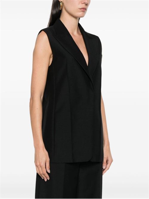 WOOL SINGLE-BREASTED VEST
