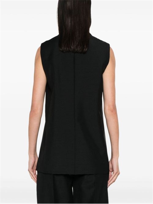 WOOL SINGLE-BREASTED VEST