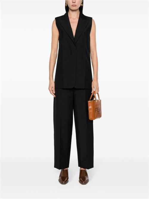 WOOL SINGLE-BREASTED VEST