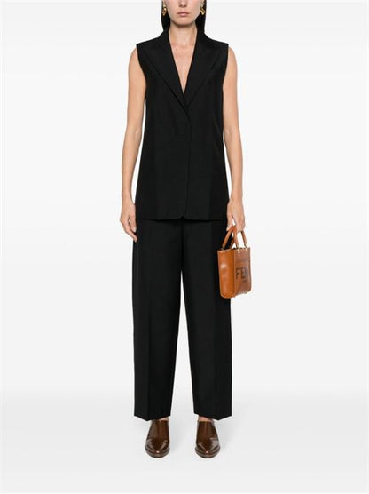 WOOL SINGLE-BREASTED VEST
