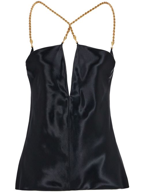 SATIN SLEEVELESS TOP
