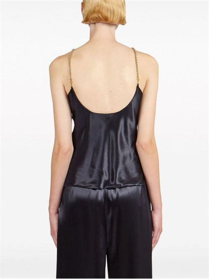 SATIN SLEEVELESS TOP