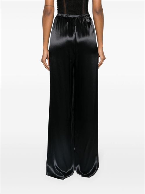 SATIN WIDE LEG TROUSERS