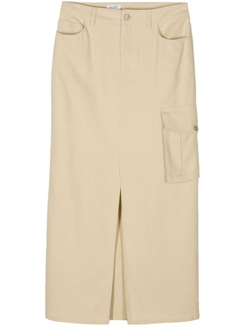 CREPE CARGO SKIRT