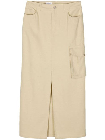 CREPE CARGO SKIRT