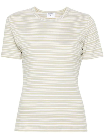 STRIPED COTTON T-SHIRT