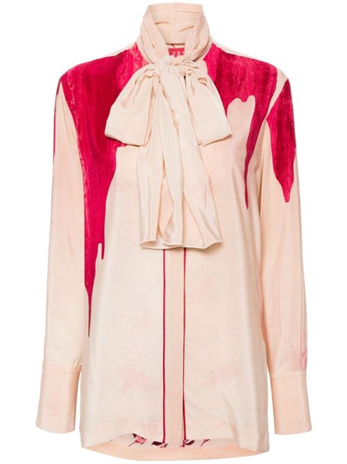 PRINTED CREPE DE CHINE SHIRT