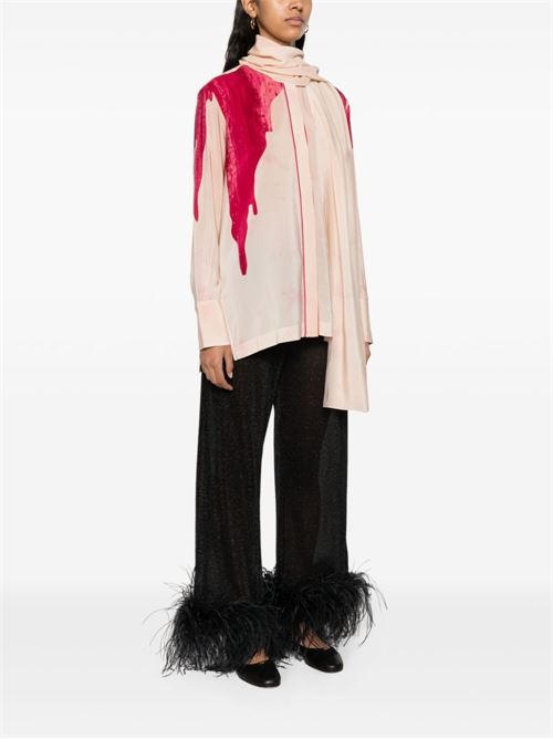 PRINTED CREPE DE CHINE SHIRT