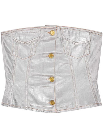 ORGANIC COTTON DENIM CORSET