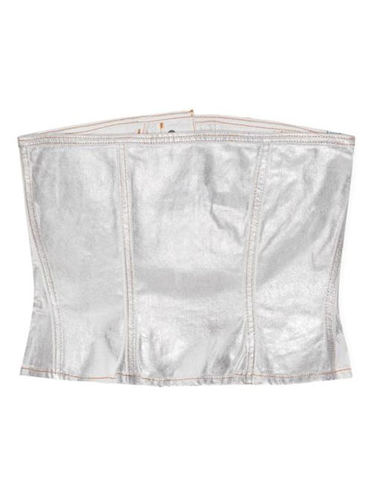 ORGANIC COTTON DENIM CORSET