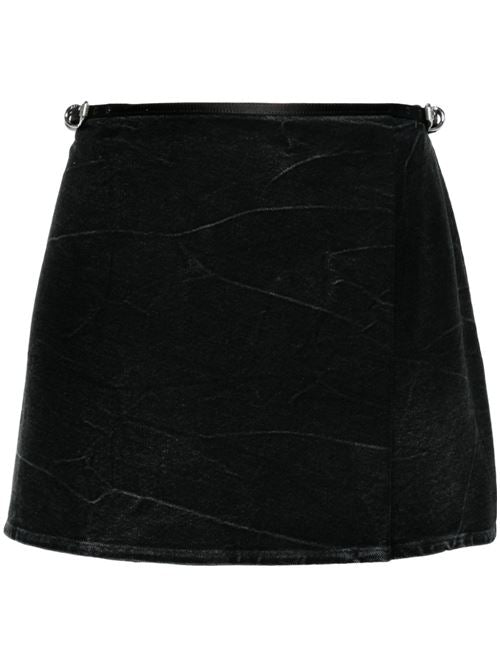 VOYOU DENIM MINI SKIRT