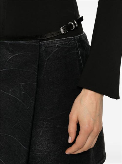 VOYOU DENIM MINI SKIRT