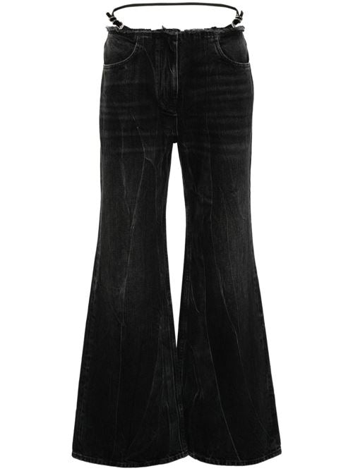 WIDE-LEG DENIM COTTON JEANS