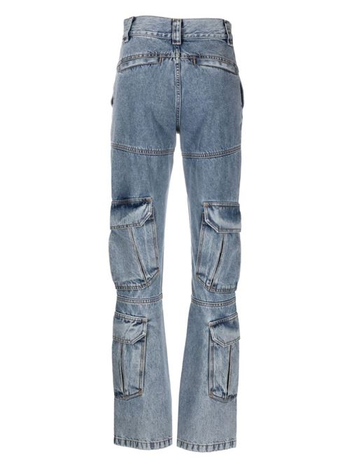 CARGO DENIM COTTON JEANS