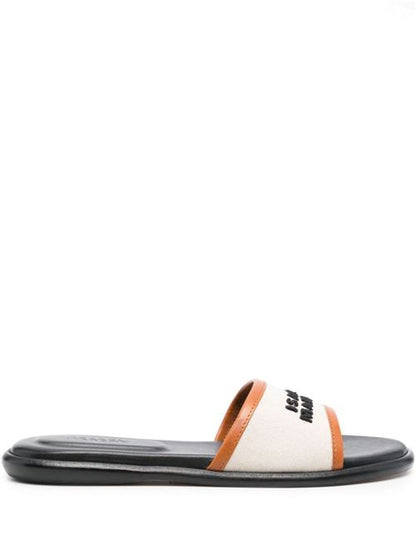VIKEE LOGO FLAT SANDALS
