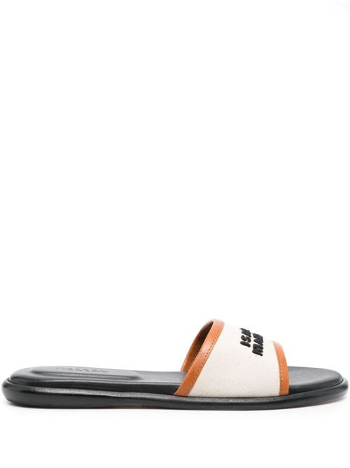 VIKEE LOGO FLAT SANDALS