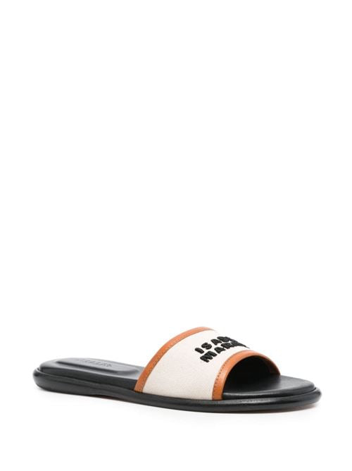 VIKEE LOGO FLAT SANDALS
