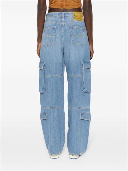 RIRI RELAXED FIT CARGO JEANS