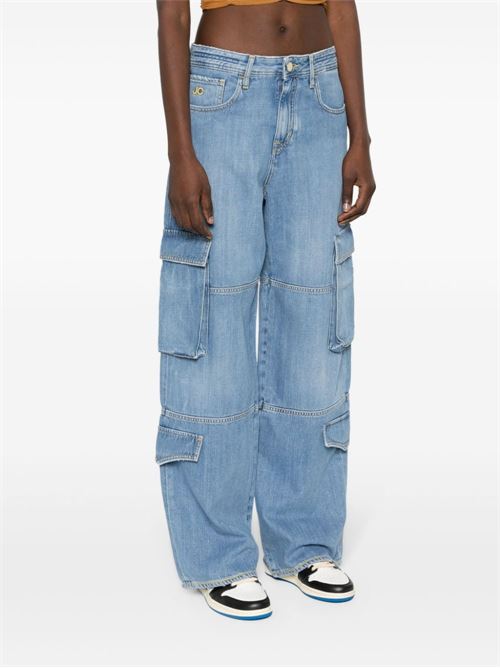 RIRI RELAXED FIT CARGO JEANS