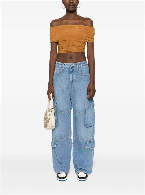 RIRI RELAXED FIT CARGO JEANS