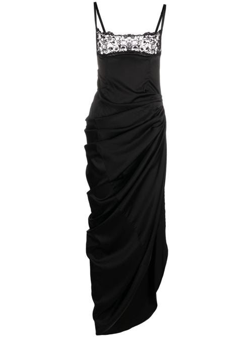 LA SAUDADE LONGUE BRODÉE DRESS