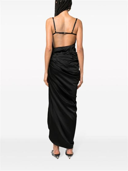 LA SAUDADE LONGUE BRODÉE DRESS