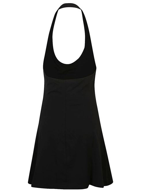 LOGO HALTER MINI DRESS