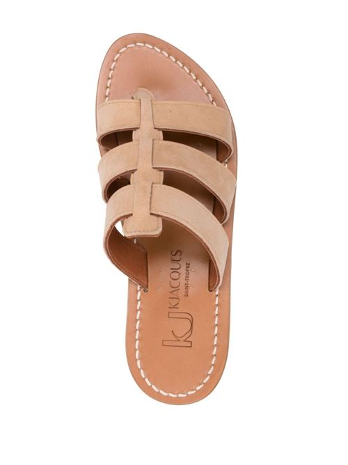 DOLON LEATHER FLAT MULES