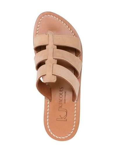DOLON LEATHER FLAT MULES